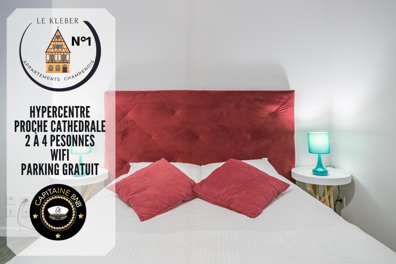 Quartier Cathedrale Centre, Wifi Et Parking - Zen Appart Troyes Buitenkant foto