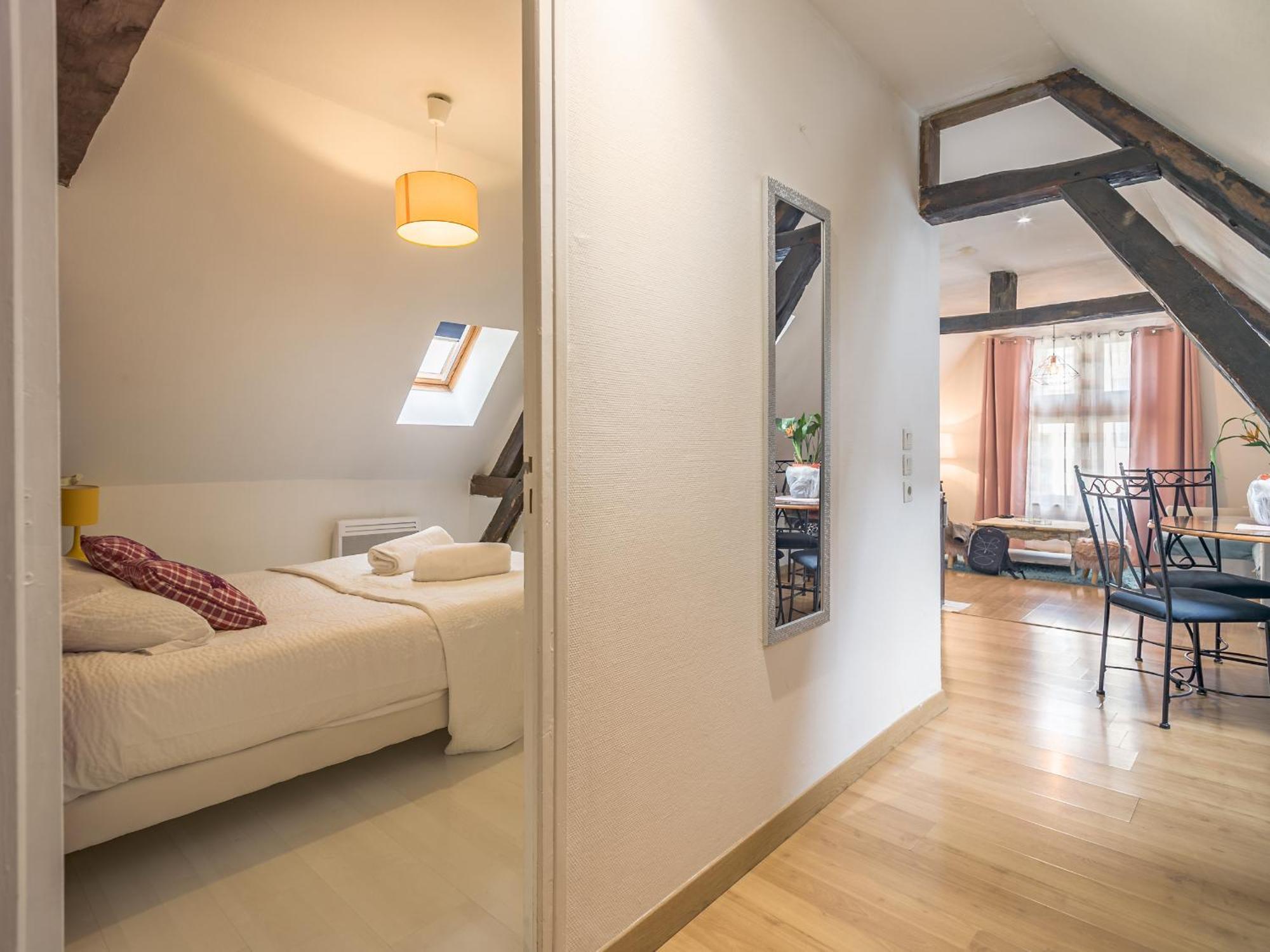 Quartier Cathedrale Centre, Wifi Et Parking - Zen Appart Troyes Kamer foto